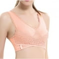 thumbnail image 6 of XFLWAM Bra Front Cross Side Buckle Lace Bras, New Comfortable Convenient Cross Front Bra Slim and Shape Bra, 6 of 9