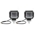 thumbnail image 2 of Side Positioning Lights, Aluminum Shell IP68 Waterproof High Light Transmittance LED Light Bar 20 W 6500K  For Trucks Red Aperture, 2 of 8