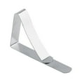 thumbnail image 2 of Nimomo Tablecloth Clip Durable Tablecloth Clamp Useful Pratical Stainless Steel Tablecloth Clamps Home Wedding Party Desk Cloth Clips 3 Colors(Silver), 2 of 5
