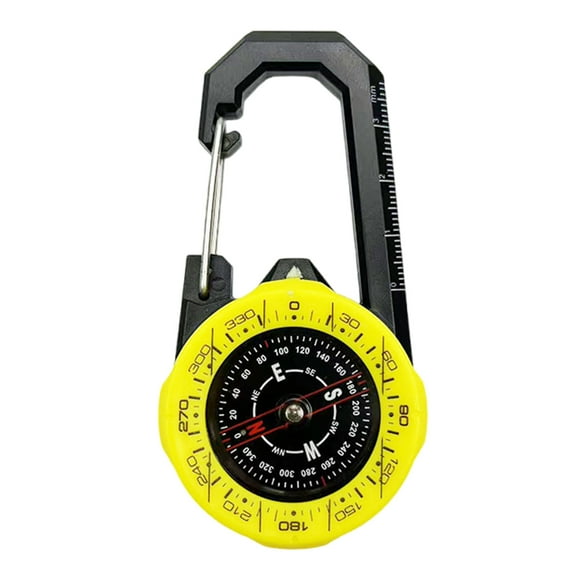 Waterproofs Carabiner Compasses Portable Outdoor Sports Directional Guide Small Pocket Compasses Backpacking Accessory