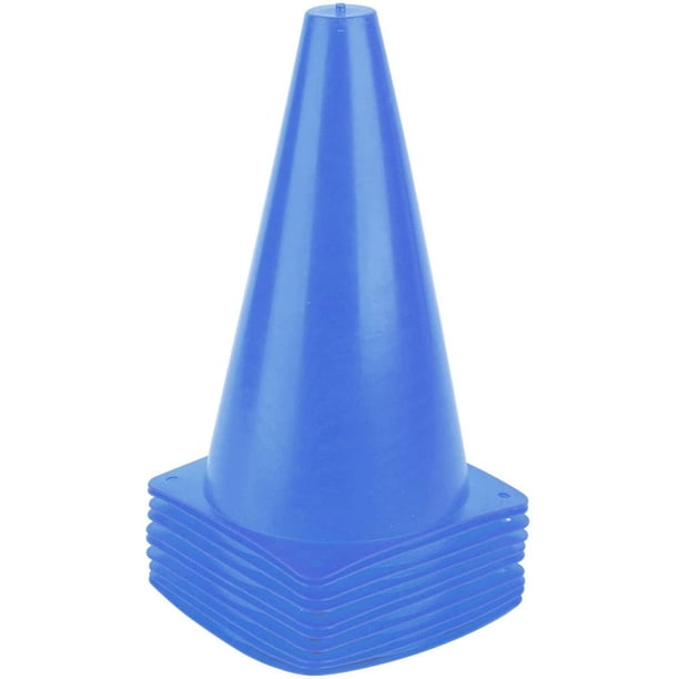 Conos de señal de entrenamiento de plástico de 9 pulgadas, conos deportivos, conos marcadores de campo de agilidad para entrenamiento de fútbol, entrenamiento de baloncesto, actividades o eventos a