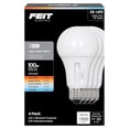 thumbnail image 2 of Feit A21 E26 (Medium) LED Bulb Adjustable White 100 Watt Equivalence 4 pk, 2 of 5