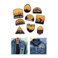 thumbnail image 2 of BQBQERT 9pack Unique Stylish Apparels Patches Scenic Mountain Patches for Unique Clothing and Accessory, 2 of 9