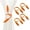 B Type is Orange, variant on GYTY 4pcs DIY Twist Curtain Ties, Creative Decorative Curtain Twist Ties, Curtain Ties for Home Office Living Room Bedroom Decor (C Type is Beige)
