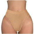 thumbnail image 2 of Matoen Women's Nylon Stretch Underwear Briefs Soft Breathable High Waisted Full Coverage Ladies Panties, 2 of 5