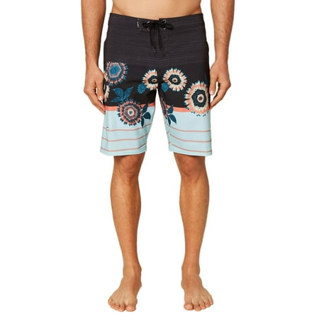 O'Neill Mens Hyperfreak Heist Print boardshorts Black 29