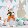 thumbnail image 4 of Hbdhejl 14 Inch Factory Country Rabbit Personalized Plush Shelf Sitting Colorful Easter Stuffed Bunny With Carrot Decor, 4 of 4
