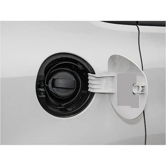 Couvercle de Réservoir de Carburant Auto, Capuchon de Réservoir de Carburant Compatible pour VW Tiguan 2010 2011 2012 2013 2014 2015 2016 2017 5N7809857(Blanc)