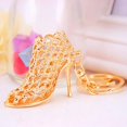 thumbnail image 4 of Llavero altos de cristal Llavero de zapato de de imitación para mujer Llavero lio Oro Sunnimix Zapatos de tacón alto llavero, 4 of 8