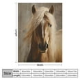 thumbnail image 4 of Chilfamy Horse Print Throw Blanket for Bed Sofa Living Room Decor All Seasons Super Soft Blanket 40x50in, 4 of 6