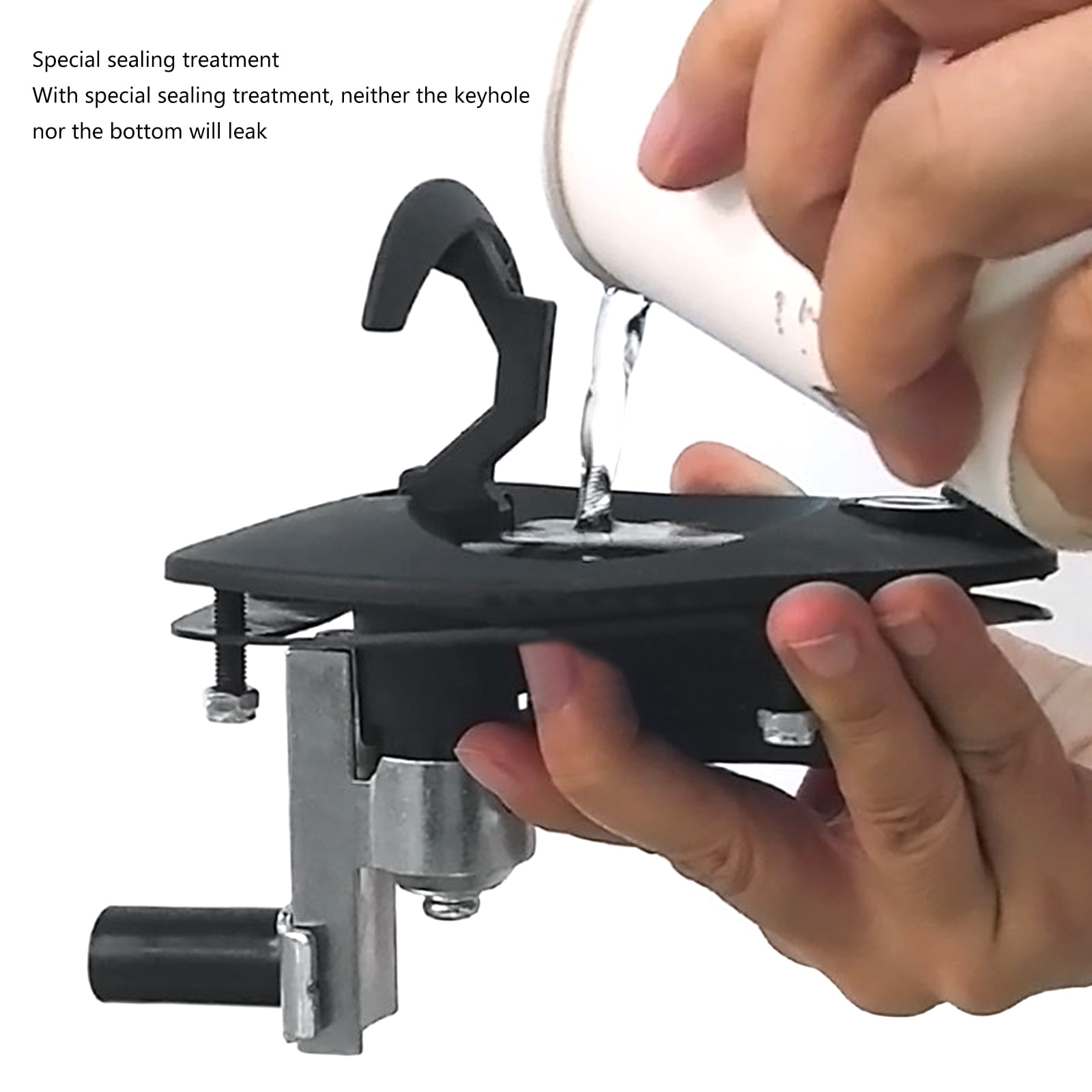 UNTERING Lock Latch Cabinet Lock Trailer Cabin Door Furniture Lock Drawer Lock Replacement Waterproof Security Lock