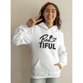 thumbnail image 2 of Bootiful. Cute Ghost And Heart Hoodie Juniors -Image by Shutterstock,  Small, 2 of 4