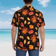thumbnail image 3 of Lsque Thanksgiving Turkey 1 pattern Hawaiian Shirt for Men, Unisex Summer Beach Casual Short Sleeve Button Down Shirts-Small, 3 of 9