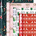thumbnail image 2 of Papel de regalo navideño HENNAED, 4 rollos, 17 x 5 m, 94 m², 2 of 7