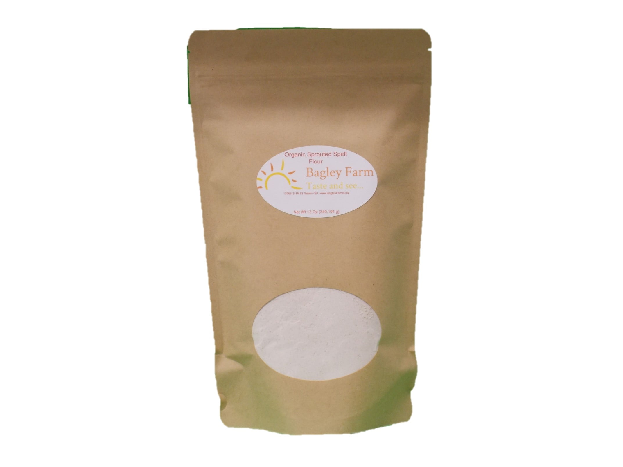Bagley Farm's Organic Sprouted Spelt Flour  -  Certified Organic