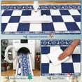 thumbnail image 6 of IDEALHOUSE Area Rugs 8x10ft, Blue, Checkered Christmas Washable Non Slip Low Pile Carpet, Soft Foldable Holiday Living Room Mat, 6 of 7