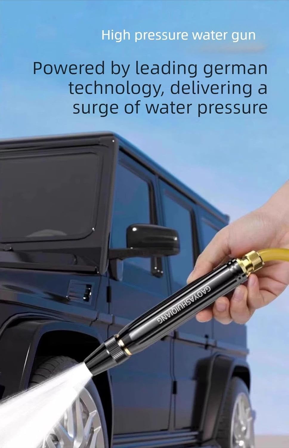 Car Wash Water Garden Hose Sprayer, Car Wash Water Garden Hose, Home High Pressure Car Wash Water Gun, Essential Multi-Purpose Hose Nozzle for Watering Plants