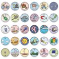 thumbnail image 4 of Adhesivos con tabla periódica, 118 unidades, vinilo impermeable, 5-10 cm, 4 of 5