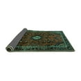 thumbnail image 2 of Ahgly Company Indoor Rectangle Persian Turquoise Blue Traditional Area Rugs, 4' x 6', 2 of 4