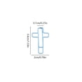 thumbnail image 1 of Macaron Color Cross-Shaped Paper Clips for Office & School - Creative, Fun, and Colorful Organizers, 1 of 1