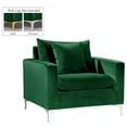 thumbnail image 5 of Meridian Furniture Naomi Velvet Accent Chair in Green, 5 of 9