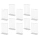 thumbnail image 3 of Acrylic Sign Holder Double Sided Table Menu Display Stand Freestanding Price Holder Vertical Design for Restaurants Offices Exhibitions, 3 of 4
