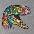 thumbnail image 2 of Dean Russo Raptor Animal Lover Mens Premium Tri Blend T-Shirt, Premium Heather, XX-Large, 2 of 6
