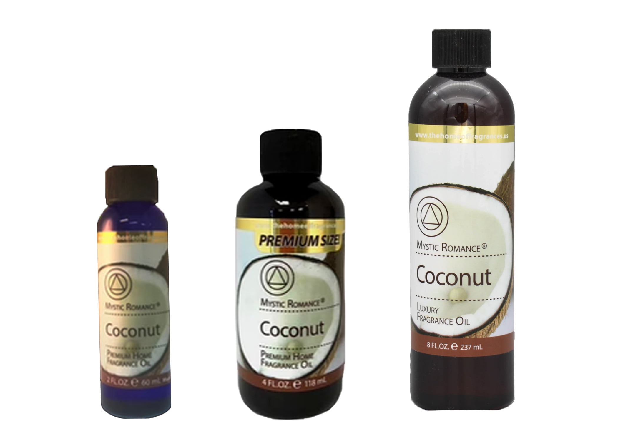 Mystic Romance Premium Home Fragrance Oil Scent COCONUT SET 8FL+ 4FL