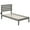 Gray, variant on Pemberly Row Farmhouse Oxford Solid Wood Twin Bed in Gray Finish