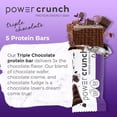 thumbnail image 3 of Barras de proteína Power Crunch 12 barras, triple chocolate, 3 of 6