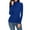 Blue, variant on Women's Built-in Bra T-Shirt, Long Sleeve Wirefree Comfort Top with Removable Padding, Seamless Stretchable Lounge Shirt for Yoga, Daily Wear, and Casual Outfits AG L