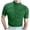 Green, variant on Male Spring And Summer Knitted High Neck Short Sleeve Solid Color Pleated Round Neck Casual T Shirt Top Thick T Shirts for Men