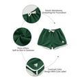thumbnail image 3 of Girls' Active Cotton Colourful Shorts for Girls 3 Packs Kids Bike Running Summer Beach Athletic Sports 4-14 Years Casual, 3 of 7