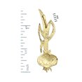 thumbnail image 2 of 14K Gold Onion Charm Slide, 2 of 5
