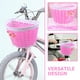 thumbnail image 3 of 1 juego de serpentinas para bicicleta, cesta delantera decorativa para bicicleta infantil, cesta para patinete infantil, adornos para serpentinas de bicicleta, 3 of 8