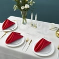 thumbnail image 5 of 10Pcs Square Satins Elegant Satins Napkins for Wedding Graduation & Dinner Parties Restaurant Coffee/Cake Towel, 5 of 8
