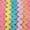 MULTI COLOR, variant on Women's Plus Size Chevron Striped Tie Back Cami Maxi Dress