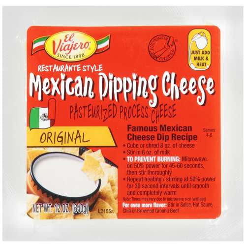 El Viajero Mexican Original Dipping Cheese, 12 oz