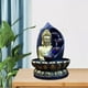 thumbnail image 5 of Buda Fuente de agua Cascada con flujo de agua circular Luces LED Estatua Buena Jardín para oficina SPA Meditación Relajante Hogar BLESIY Fuente de mesa de Buda, 5 of 8