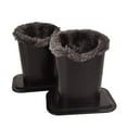 thumbnail image 5 of Baitaihem Pack of 2 Plush Lined Eyeglasses Holder Stand Protective Glasses Case(Black&Gray), 5 of 7
