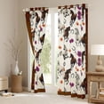 thumbnail image 3 of Homewish Western Horse Animal Black Out Curtains for Teen, Floral Flower Curtains Pack of 2 (42x63 Each), Vintage Rustic Farmhouse Bedroom Curtains, Curtains and Drapes Bedroom Decor, 3 of 6
