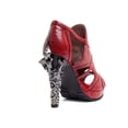 thumbnail image 5 of Hades Shoes H-STELLA Textured 5 synthetic snake skin open toe sandals 7 / Red, 5 of 5