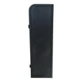 thumbnail image 2 of Resenkos 2-Door Wall-Mounted Metal Storage Cabinet - Tempered Glass Doors & Shelves for Bathroom, Kitchen, Living Room, Office, Black, 2 of 15