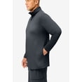 thumbnail image 4 of KingSize Men's Big & Tall Supersoft Jersey 1/4 Zip Pullover, 4 of 4