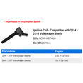 thumbnail image 2 of Ignition Coil - Compatible with 2014 - 2019 Volkswagen Beetle 2015 2016 2017 2018, 2 of 2
