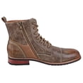 thumbnail image 2 of Ferro Aldo Andy Mens Ankle Boots | Combat | Lace Up | Fashion | Casual | Brown 6.5 M US, 2 of 6