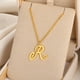 thumbnail image 4 of Collares con 26 letras de corazón para mujer, joyería delicada del alfabeto, collares con iniciales de A-Z de acero inoxidable, colgantes 2022, 4 of 4