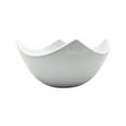 thumbnail image 5 of Bergamo Art Set of 2 Decorative Handmade Aluminum Modern Bowl in White, 5 of 5