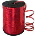 thumbnail image 1 of Rollo de cinta rizada roja brillante de 500 yardas, cinta para envolver regalos, para fiestas, festivales, manualidades, decoración de flores de floristería, 1 of 4