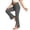 A377 Gray, variant on Teen Girls Split Hem Flare Pants V-Crossover Waist Slim Fit Yoga Leggings Bootcut Sports Trousers for Active Wear Dance Gym, 5T-16Y